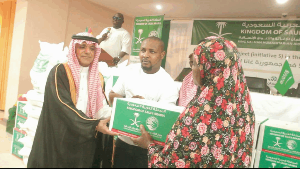 Over 7,000 Muslims benefit from KSrelief food basket initiative in Ghana Over 7,000 Muslims benefit from KSrelief food basket initiative in Ghana