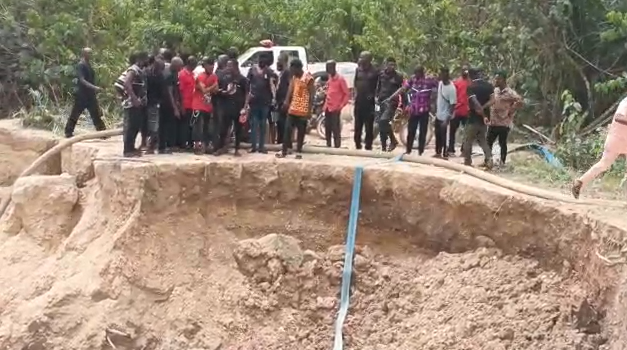 Man dies in galamsey pit collapse at...