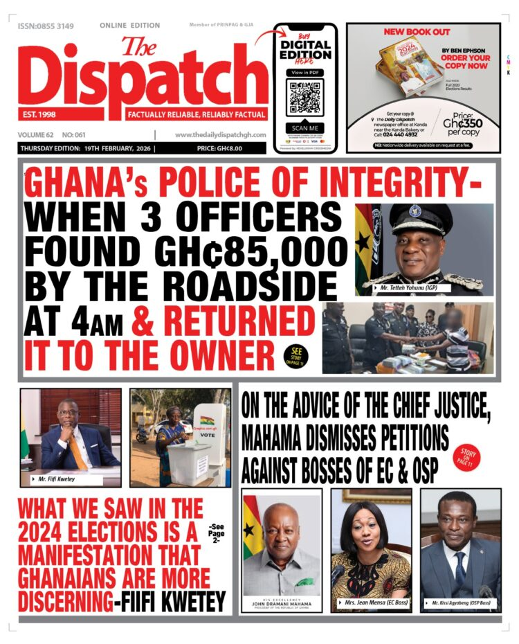 Today's Front pages: Thursday, February 19, 2026