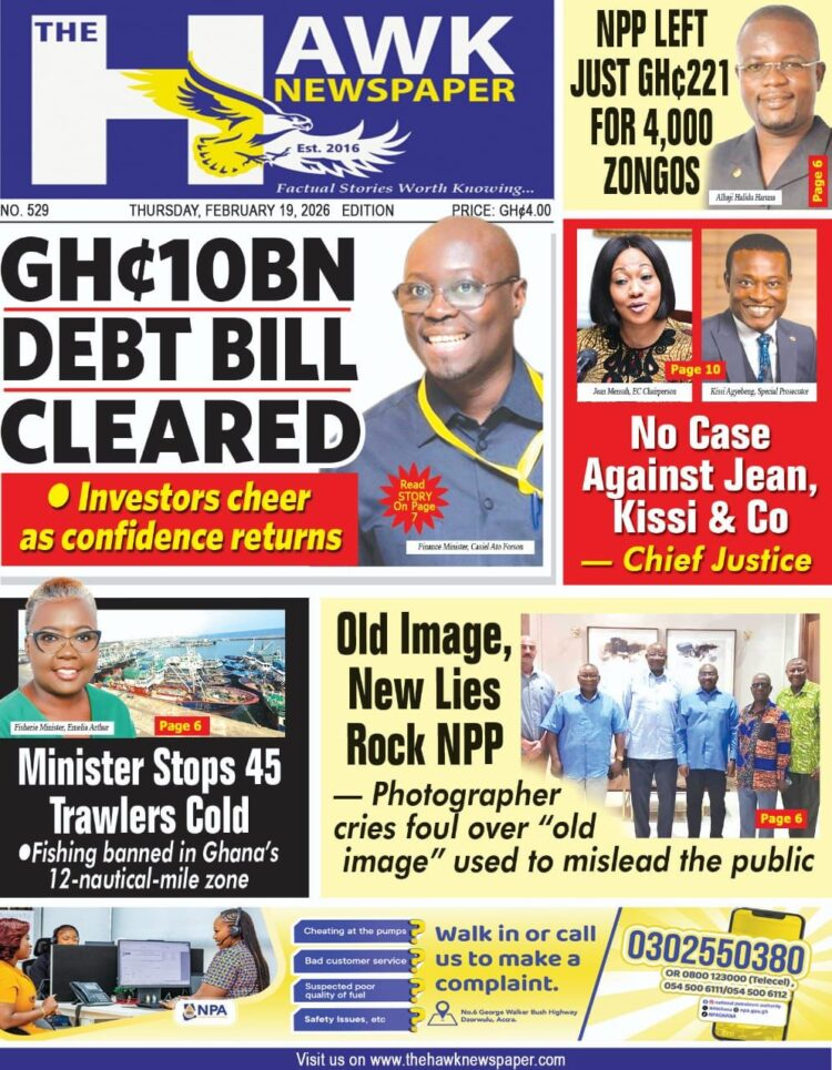 Today's Front pages: Thursday, February 19, 2026