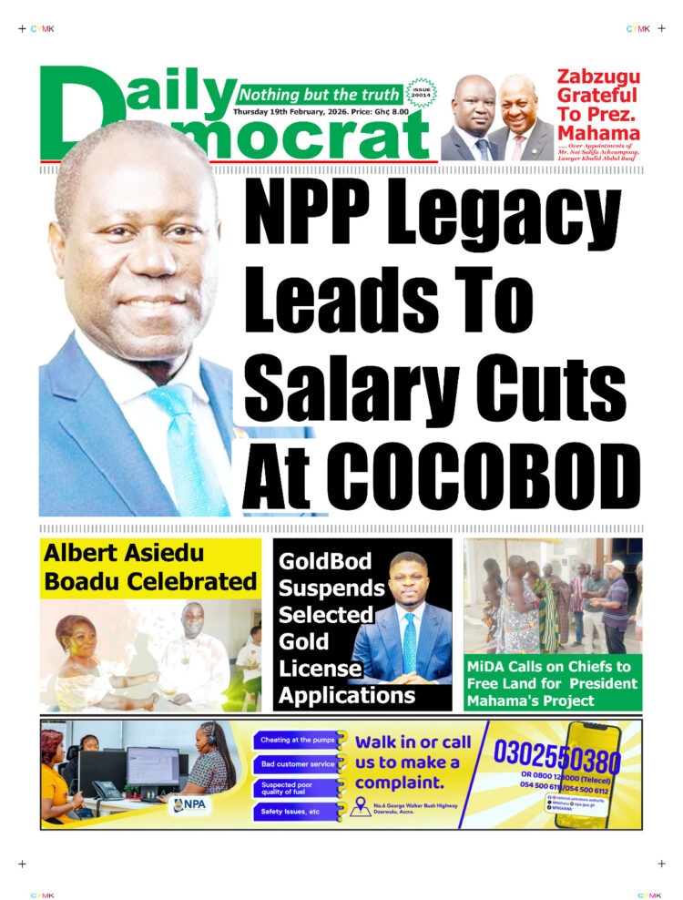 Today's Front pages: Thursday, February 19, 2026