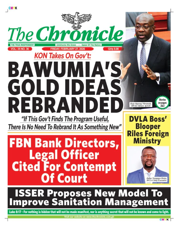 Today's Front pages: Friday, February 27, 2026