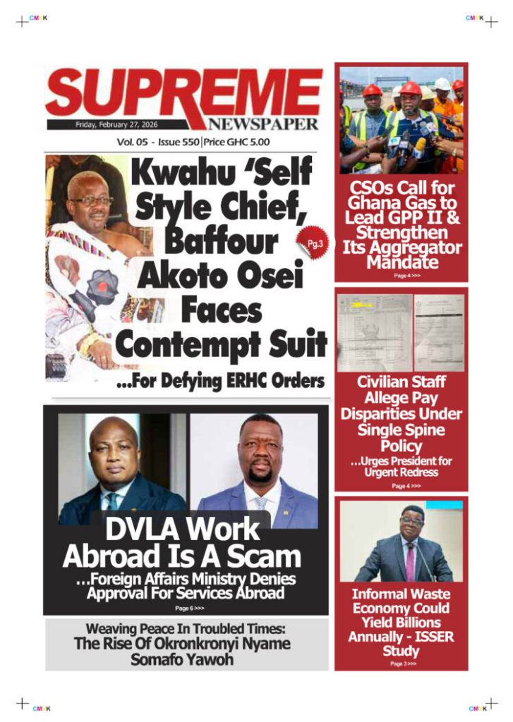 Today's Front pages: Friday, February 27, 2026