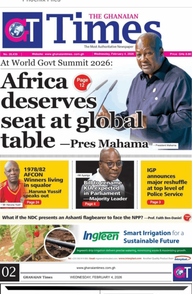 Today's Front pages: Wednesday, January 4, 2026