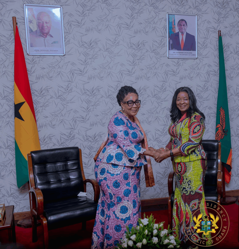 Photos: Ghana and Zambia First Ladies strengthen ties