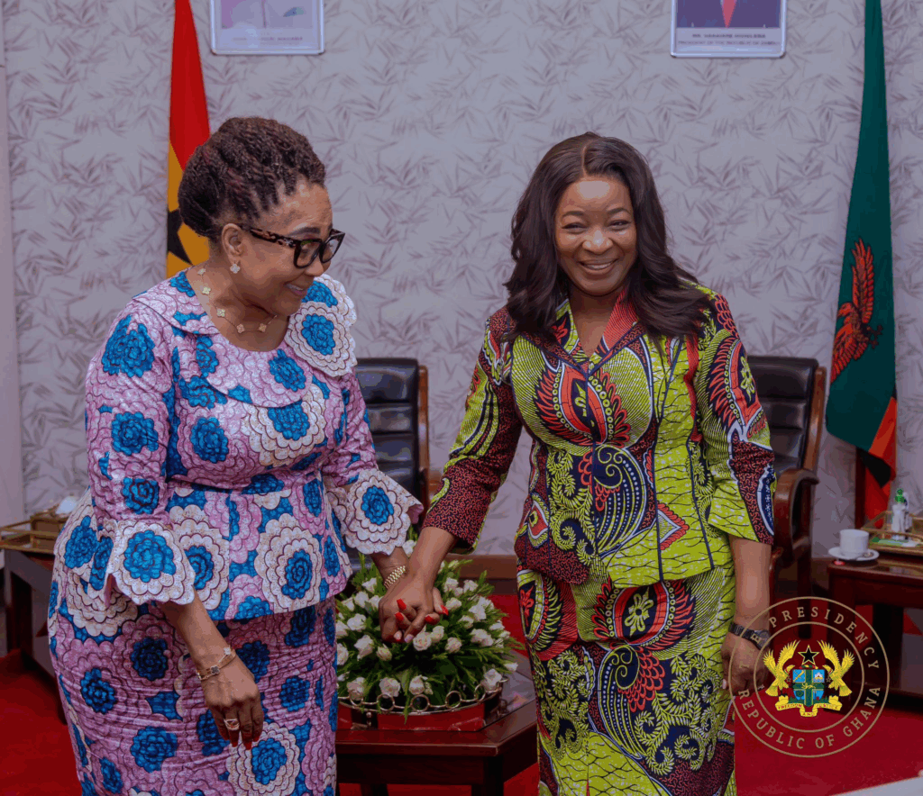 Photos: Ghana and Zambia First Ladies strengthen ties