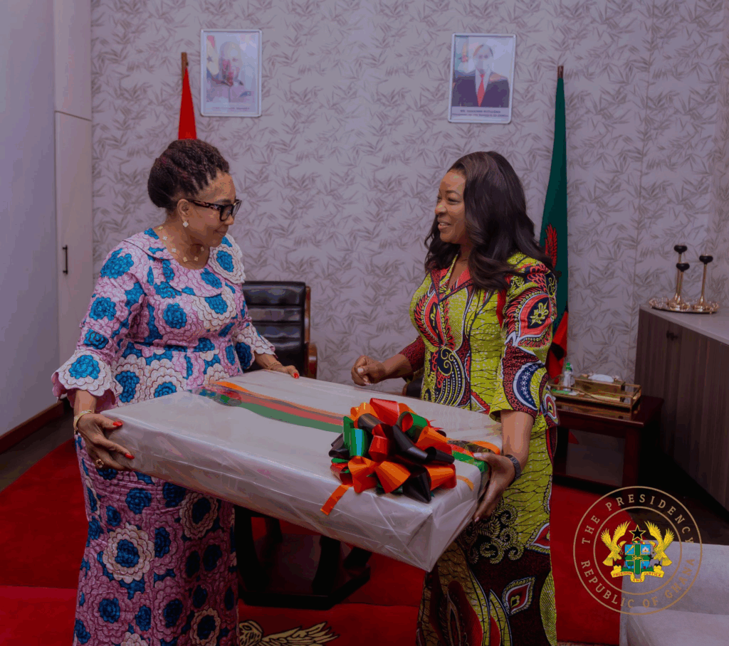 Photos: Ghana and Zambia First Ladies strengthen ties