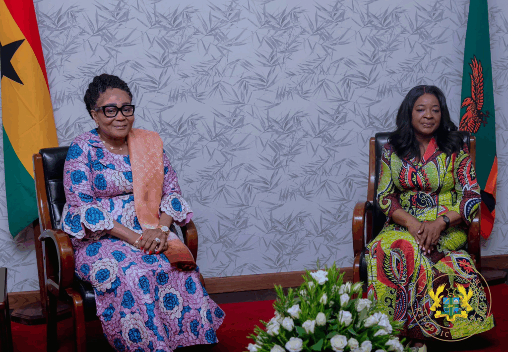 Photos: Ghana and Zambia First Ladies strengthen ties