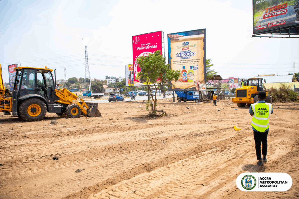 AMA reclaims abandoned Alajo–Avenor open space in Accra; unveils green, beautification agenda