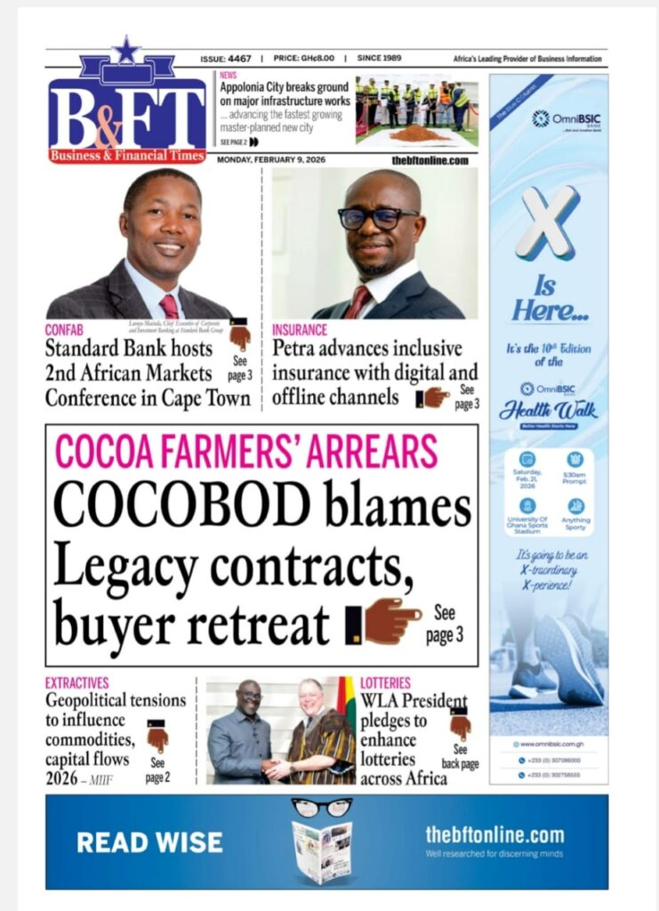 Today's Front pages: Monday, February 9, 2026