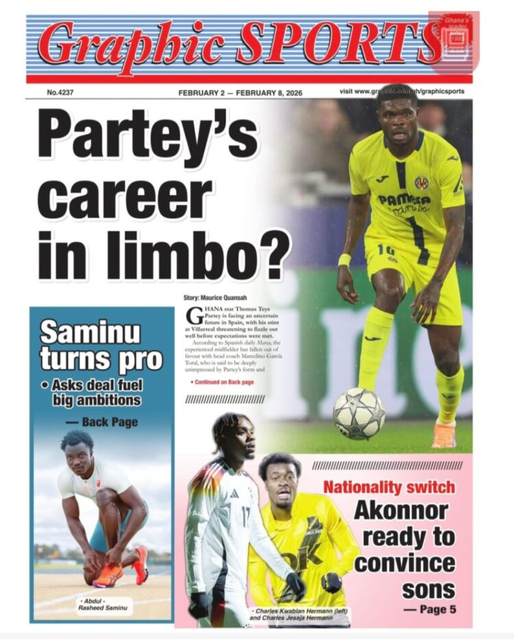 Today's Front pages: Monday, February 2, 2026