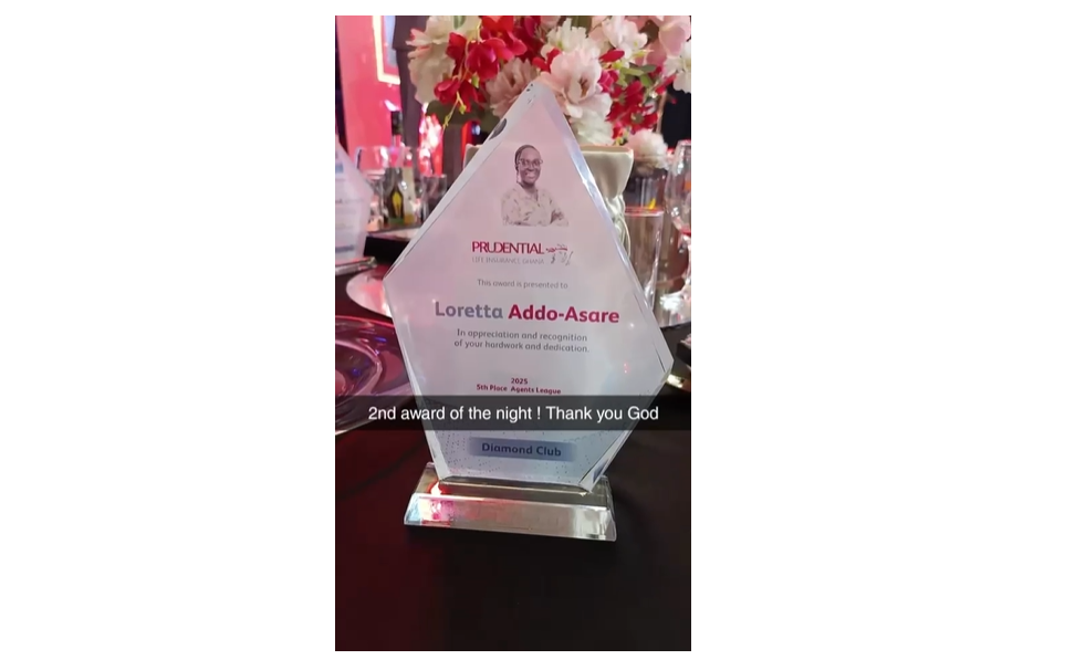 Prudential Ghana agent earns multiple honours locally and Africa