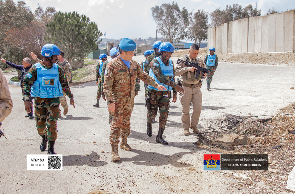 UNIFIL Force Commander visits injured Ghanaian peacekeepers in Lebanon blast