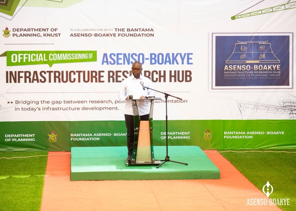 KNUST names infrastructure research hub in honour of Asenso-Boakye KNUST names infrastructure research hub in honour of Asenso-Boakye