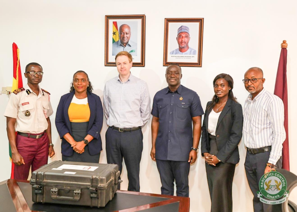 NACOC receives £56,752 drug detection equipment from Home Office International Operations