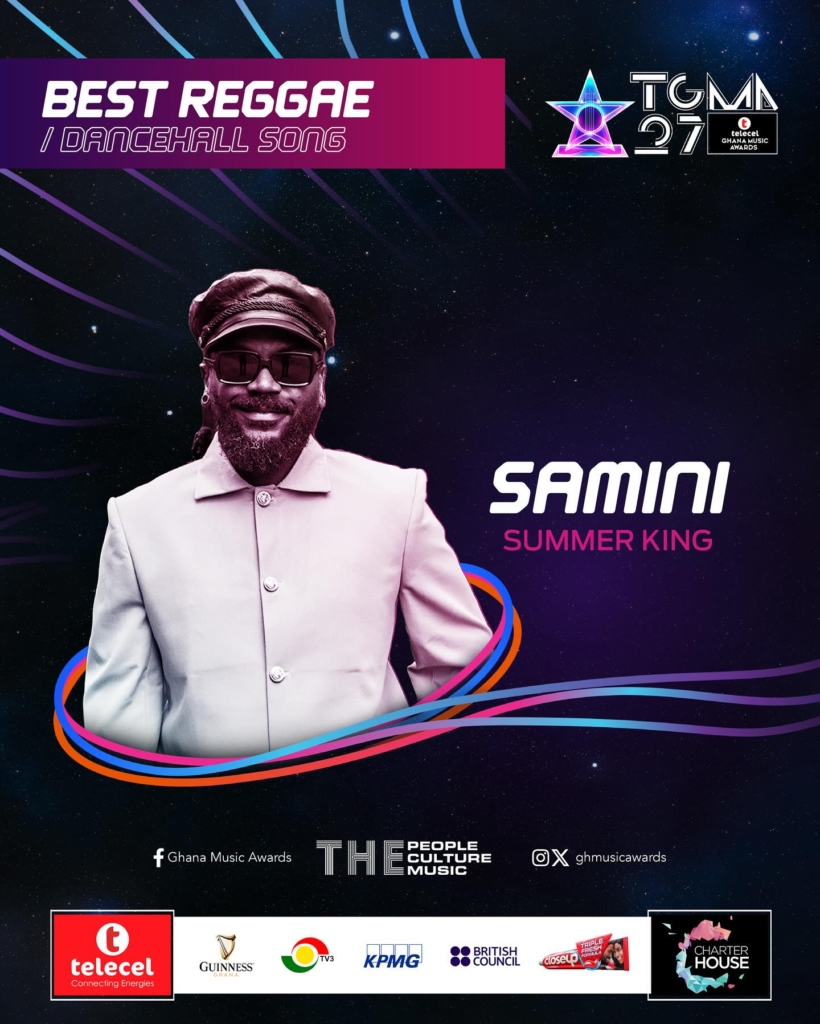 ORIGIN8A era begins strong as Samini secures five TGMA nominations