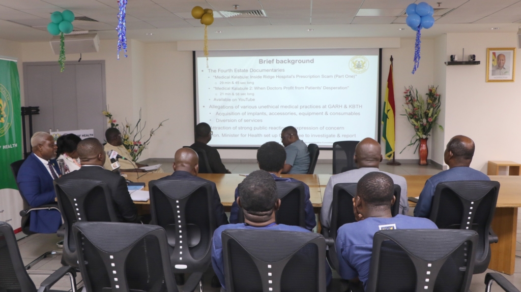 Health Ministry receives probe report on ‘medical kalabule’ allegations, cites misconduct but no collusion