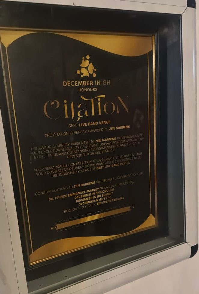 Zen Garden named Ghana’s Best Live Music Venue Zen Garden named Ghana’s Best Live Music Venue