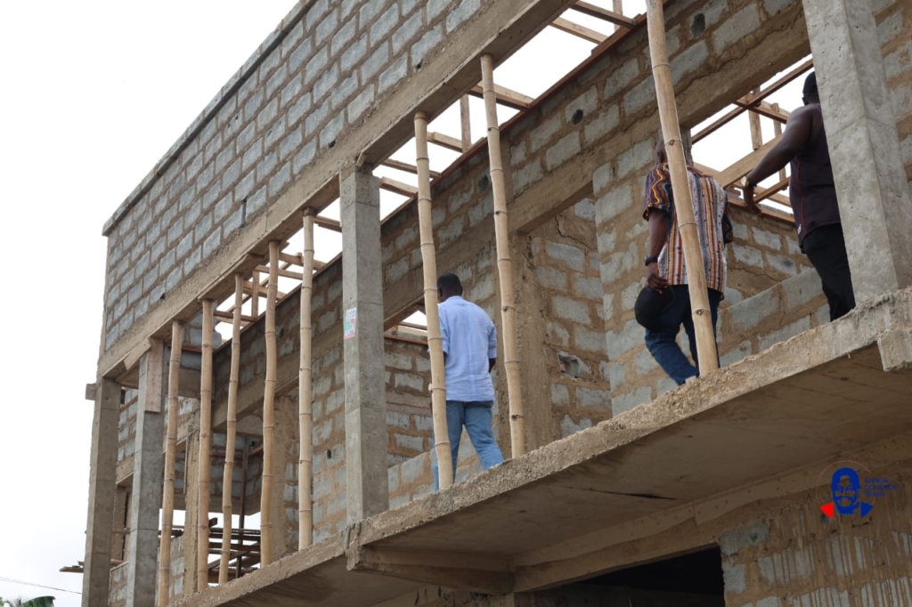 Annoh-Dompreh inspects new Adoagyiri Health Centre Project, pledges full equipment support Annoh-Dompreh inspects new Adoagyiri Health Centre Project, pledges full equipment support