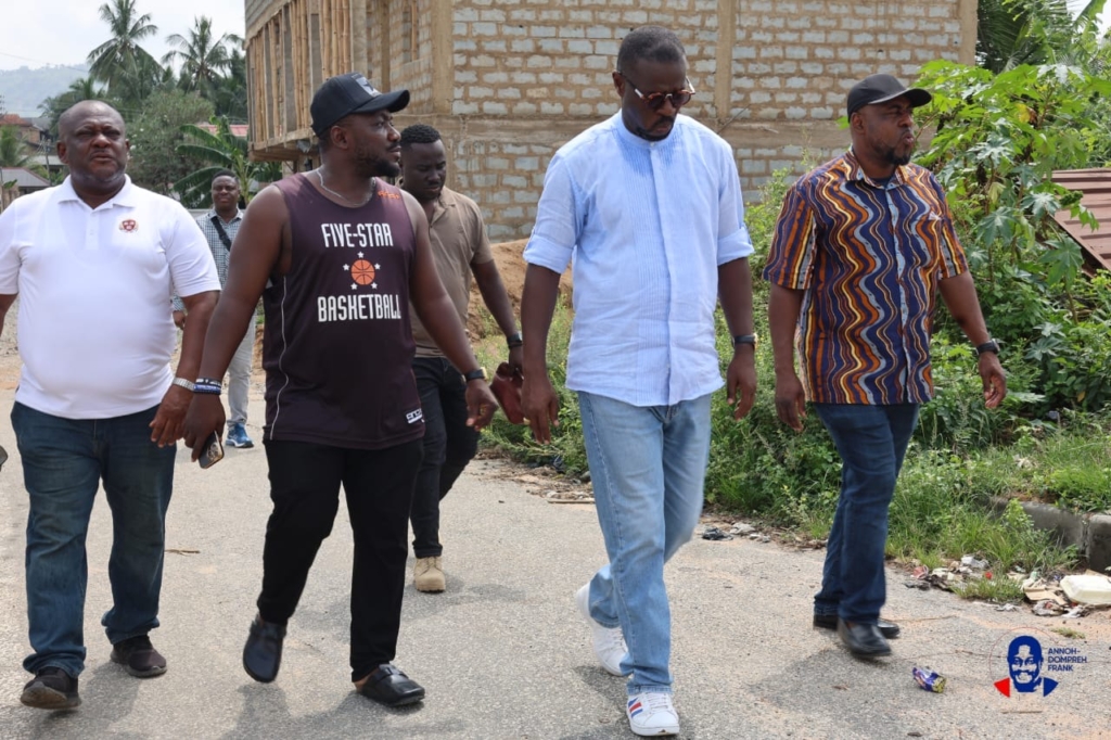 Annoh-Dompreh inspects new Adoagyiri Health Centre Project, pledges full equipment support Annoh-Dompreh inspects new Adoagyiri Health Centre Project, pledges full equipment support