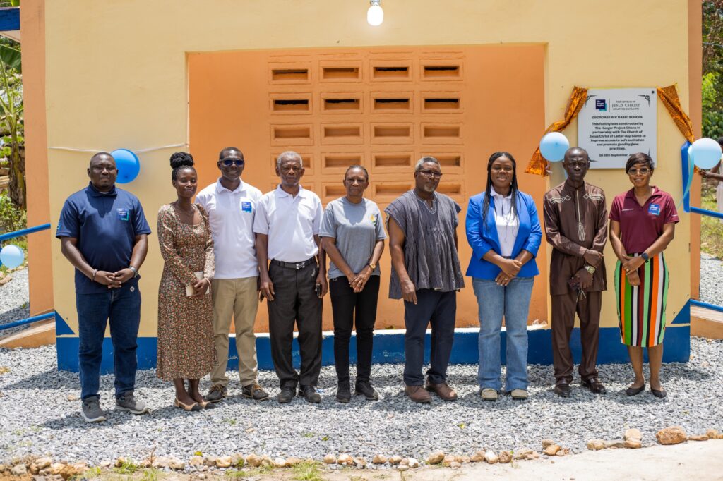 The Hunger Project–Ghana provides boreholes and latrines for basic schools in Eastern Region