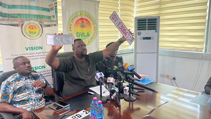 DVLA uncovers GH¢12.5 million fake DV plate network