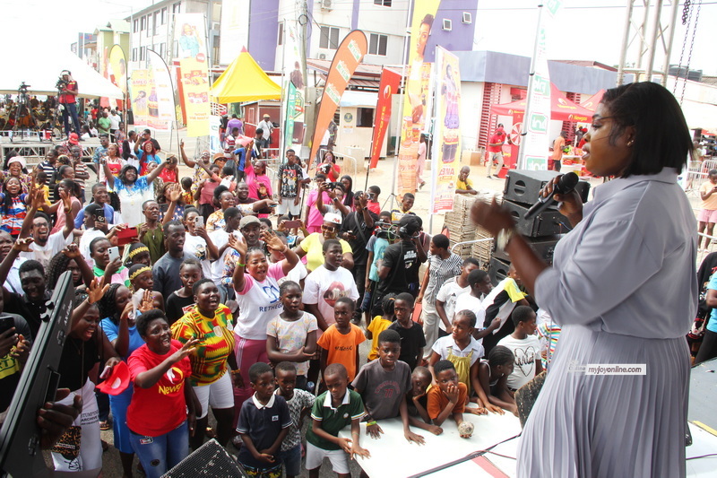 Joyce Blessing blesses Adom TV Fufu Party patrons with thrilling performance Joyce Blessing blesses Adom TV Fufu Party patrons with thrilling performance