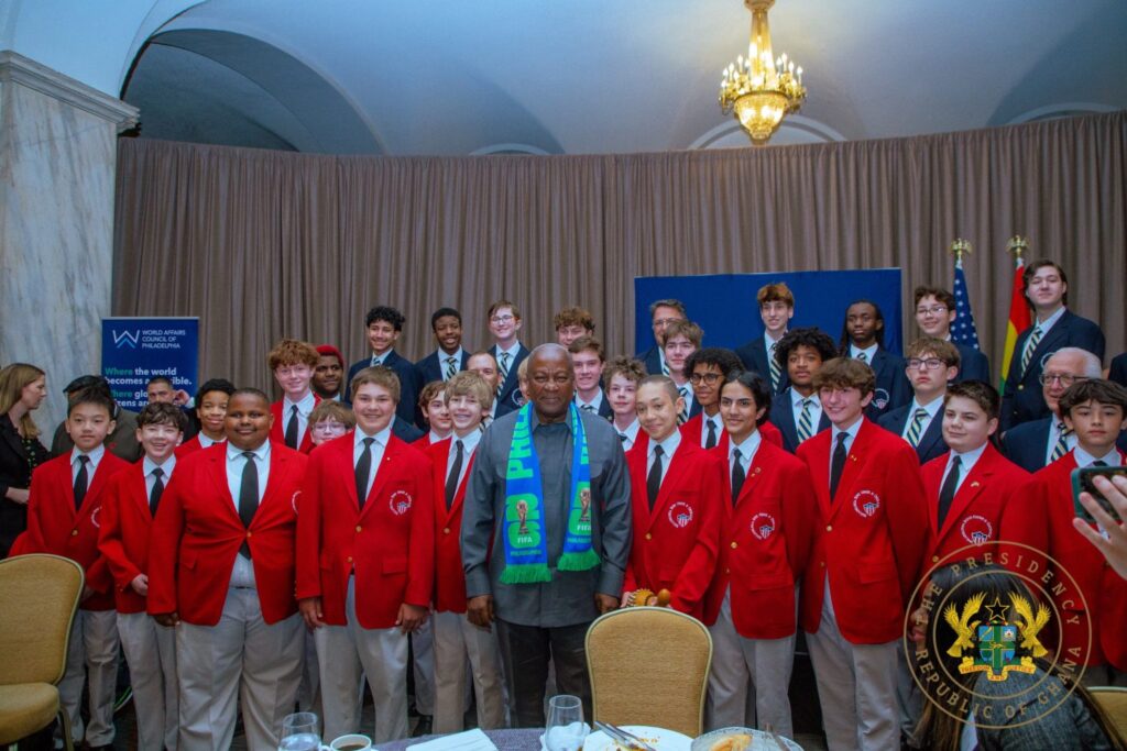 President Mahama honoured with International Statesperson Award in US