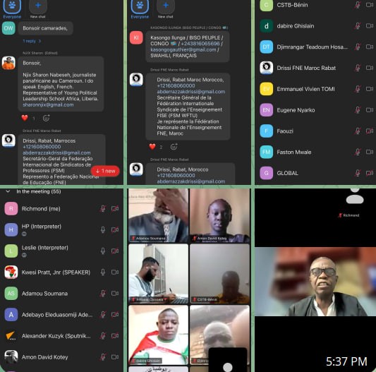 Pan-African Progressive Front hosts landmark online conference ahead of Geneva Forum