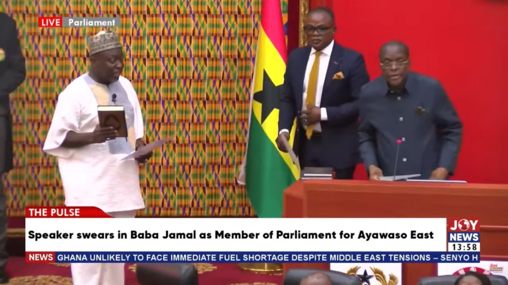 Speaker swears in Baba Jamal as Ayawaso...