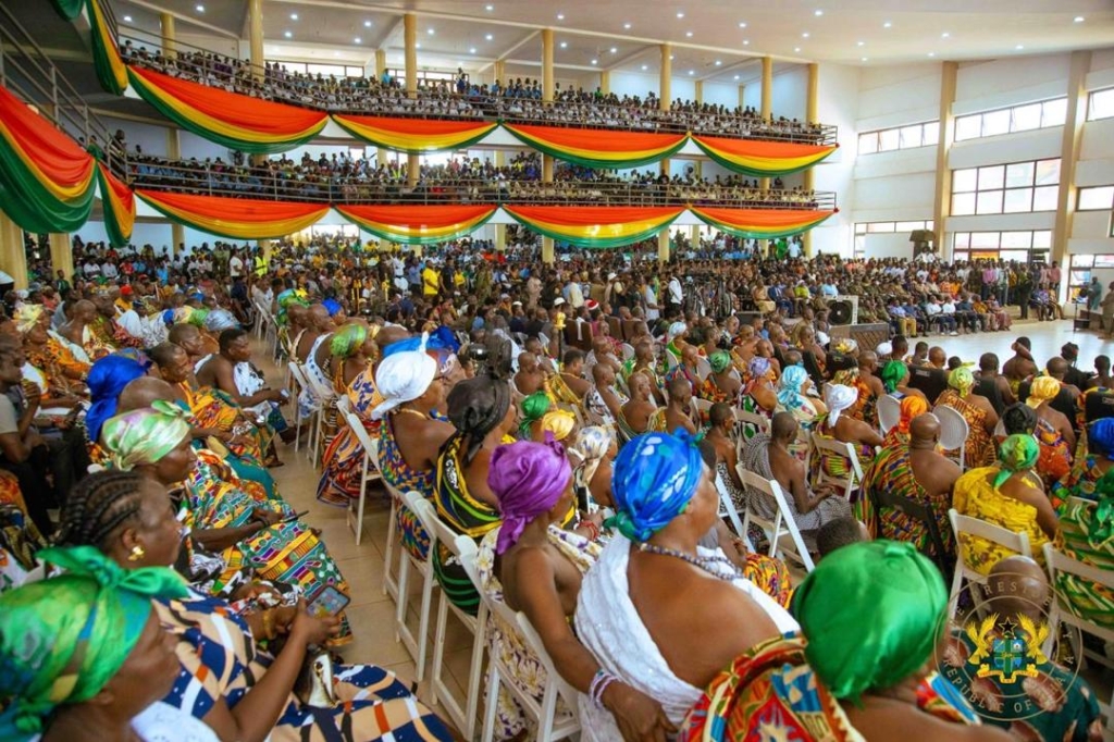 Mahama engages Bono residents, outlines key projects under Resetting Ghana tour