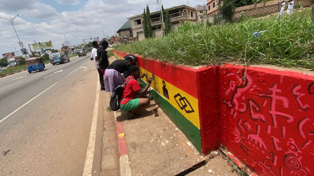 Kumasi Street Art Project solely funded by private individuals - Ashanti Fest Coordinator