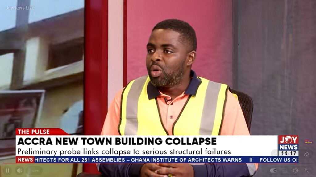 Ghana Institution of Engineering finds different types of stones used in collapsed Accra New Town school