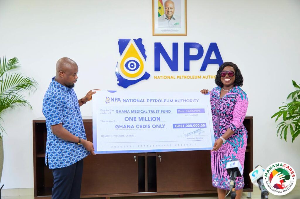Ghana month donation drive ends on high note as NPA donates GH₵1m to GMTF
