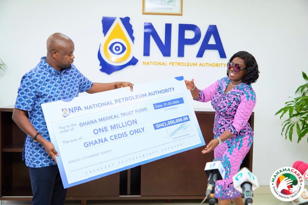 Ghana month donation drive ends on high note as NPA donates GH₵1m to GMTF