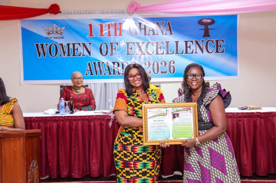 GTA CEO Maame Efua Houadjeto honoured at Ghana Women of Excellence Awards
