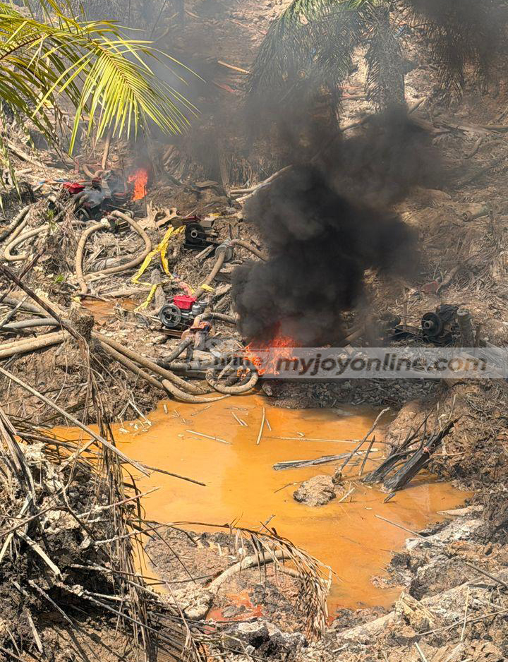 NAIMOS disrupts illegal mining activities at Gwira Banso-Eshiem