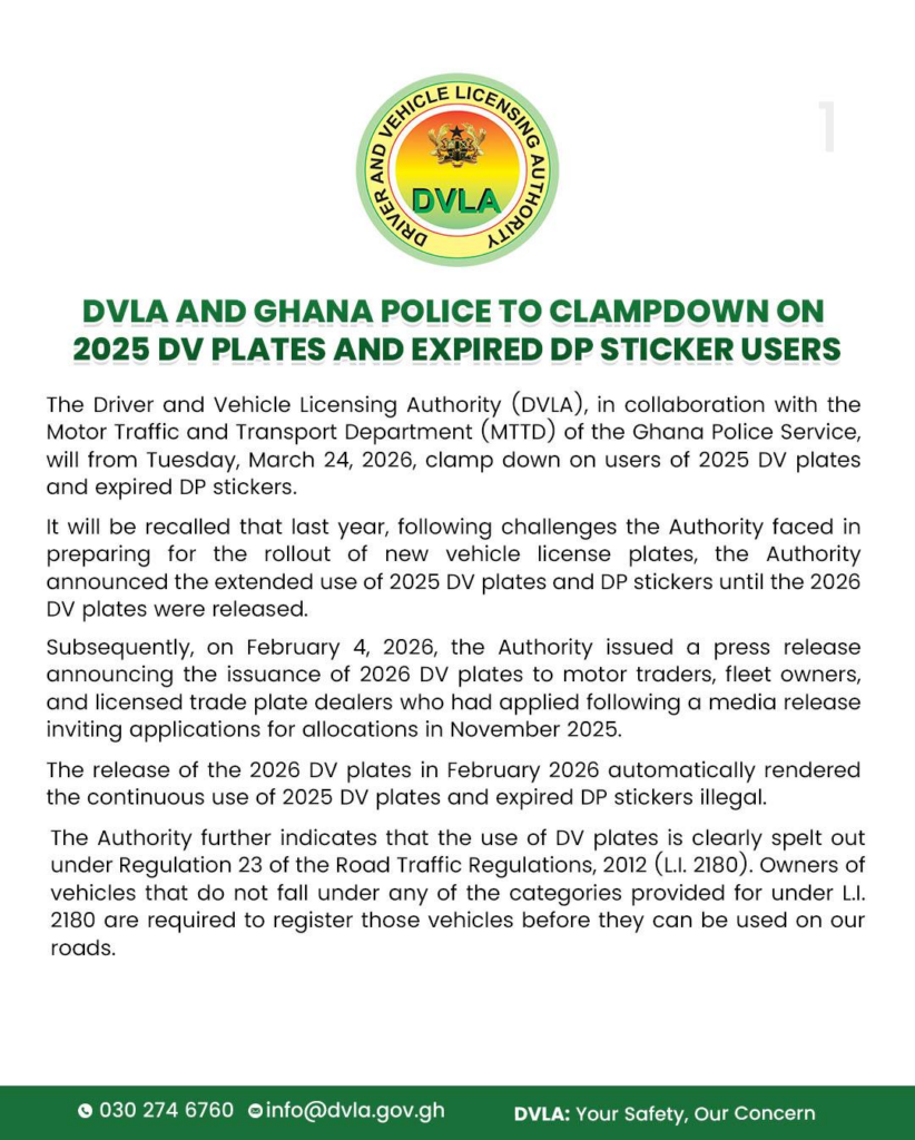 DVLA, police to clamp down on 2025 DV plates and expired DP stickers from March 24