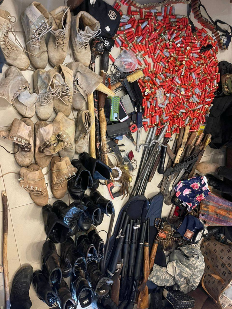 Joint police–military operation in Sampa yields weapons haul, 24 suspects arrested