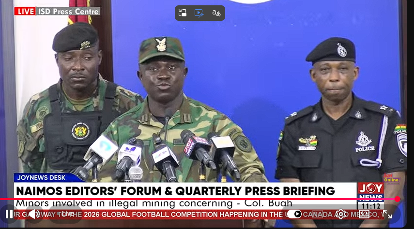 NAIMOS confirms safekeeping of seized excavators and weapons