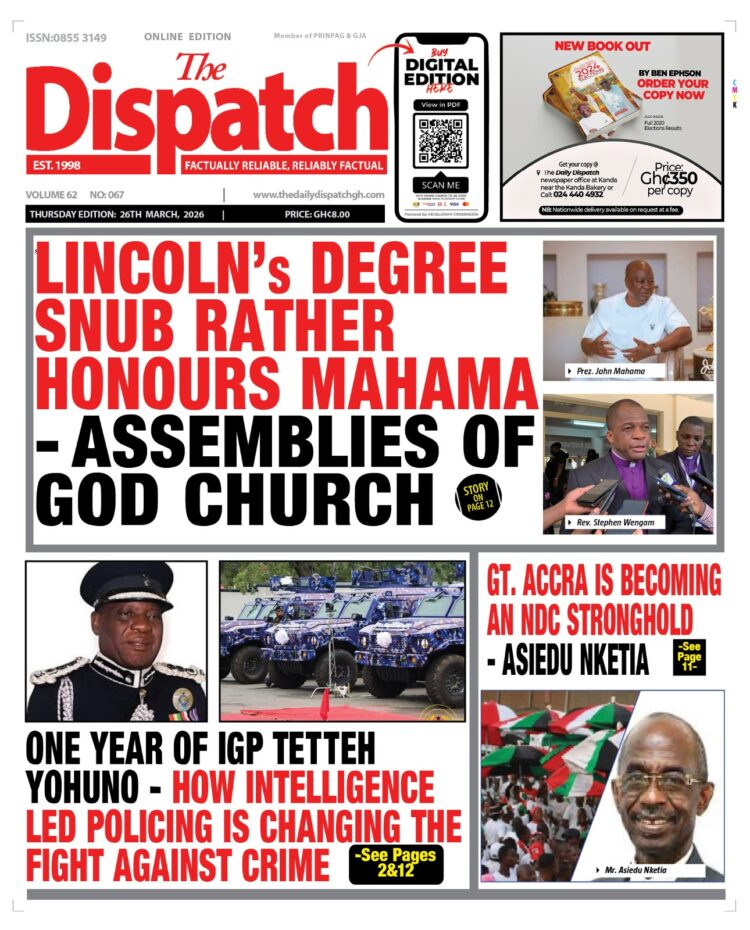 Today's front pages: Thursday, March 26, 2026