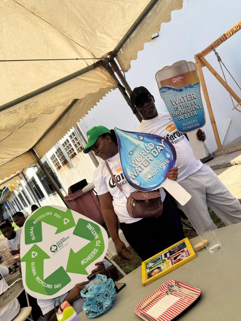 Accra Brewery PLC celebrates World Recycling and Water Day through “Cheers to Nature” Accra Brewery PLC celebrates World Recycling and Water Day through “Cheers to Nature”