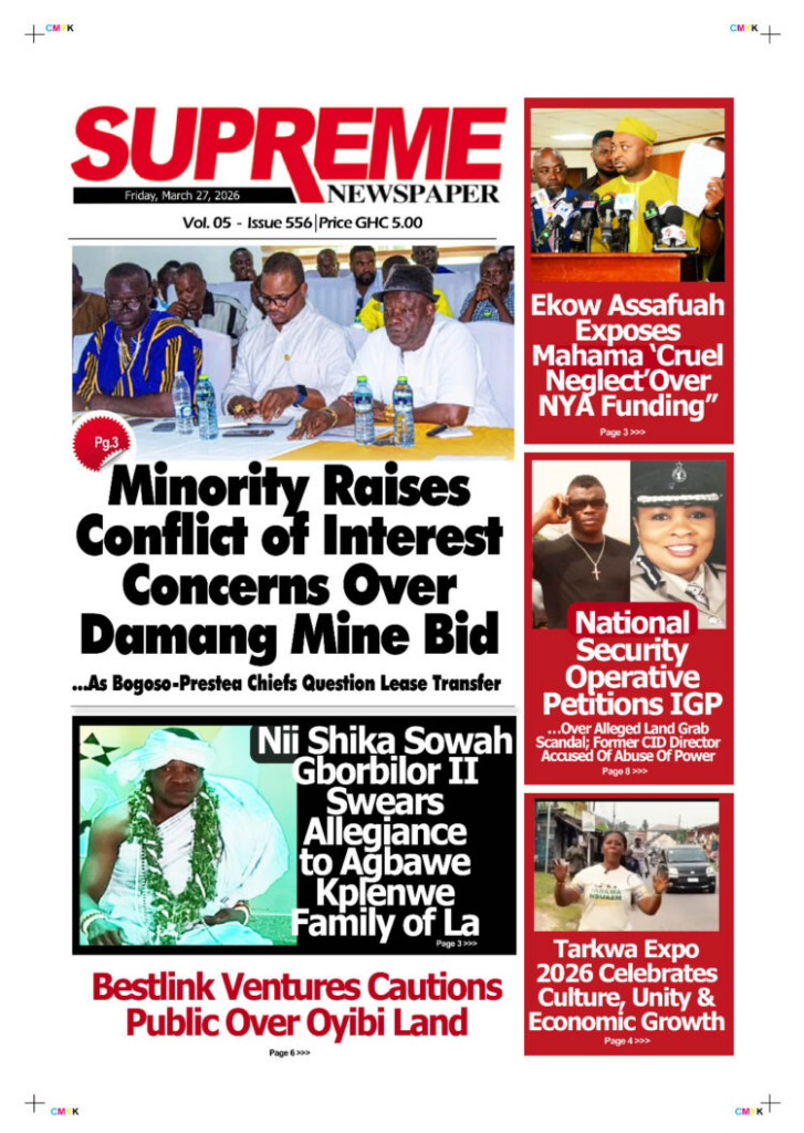 Today's Front pages: Friday, March 27, 2026