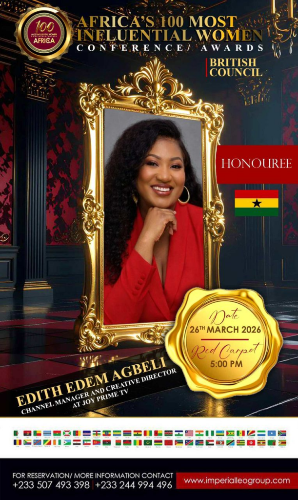 JoyPrime's Edith Agbeli shines at Africa’s 100 Most Influential Women Awards JoyPrime's Edith Agbeli shines at Africa’s 100 Most Influential Women Awards