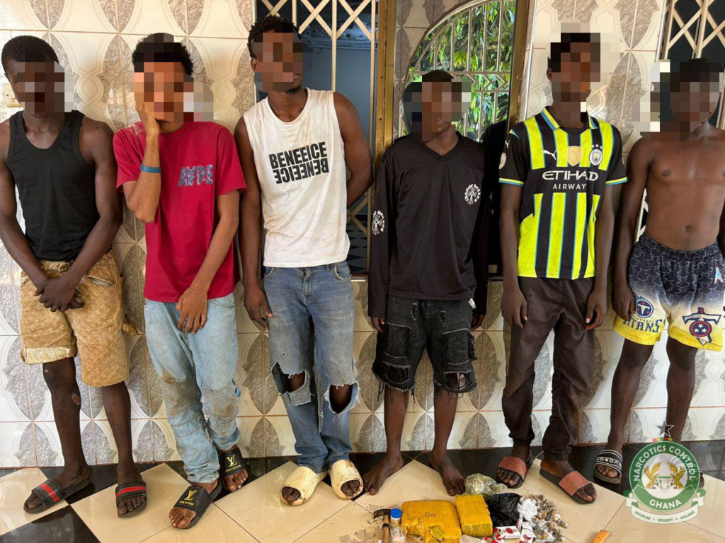 NACOC Bono-East Command arrests 6 in ‘Operation Clean Street’ in Donkor-Nkwanta