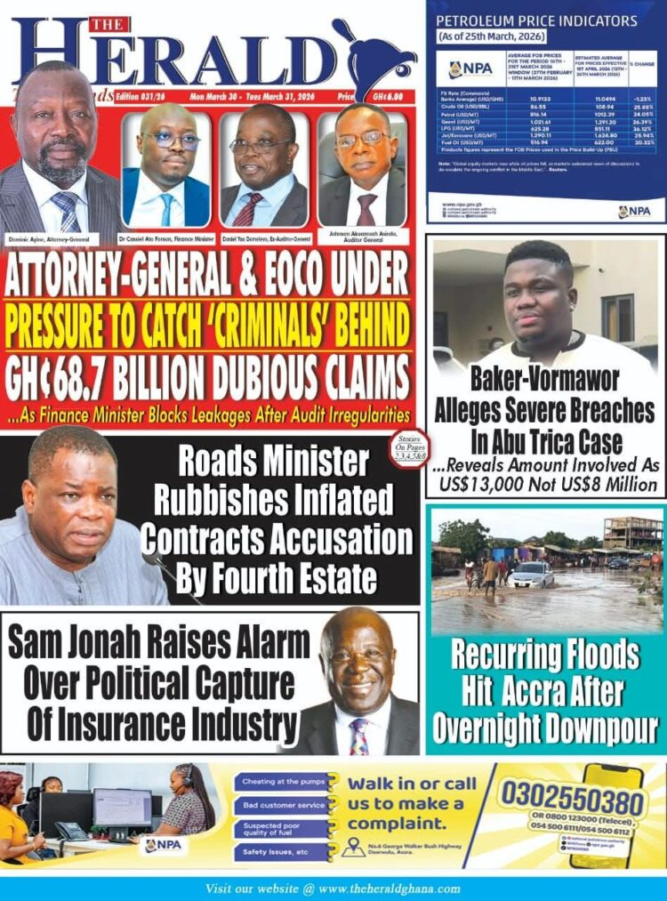 Today's front pages: Monday, March 30, 2026