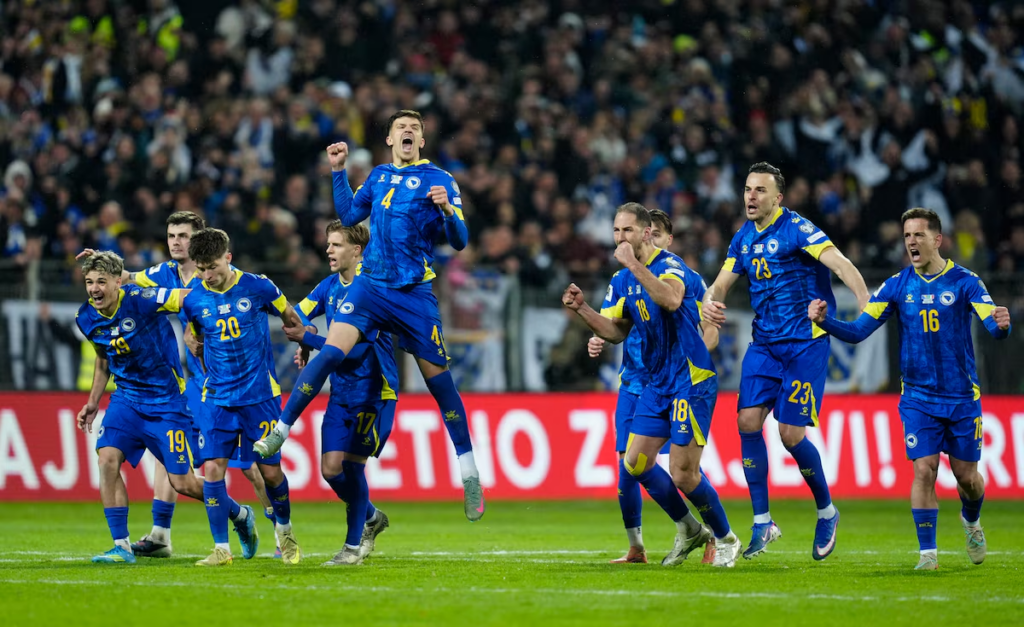 Italy fail to reach third straight World Cup after penalty shootout loss to Bosnia