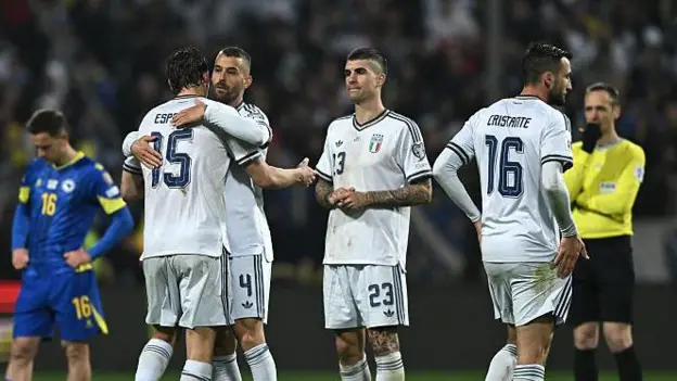 Italy fail to reach third straight World Cup after penalty shootout loss to Bosnia