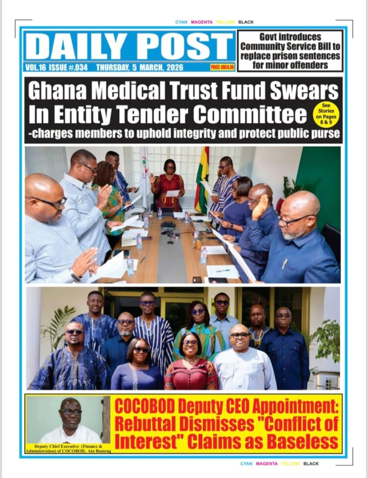 Today's Front pages: Thursday, March 5, 2026