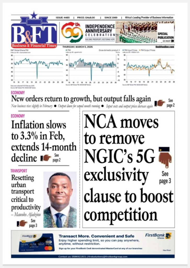 Today's Front pages: Thursday, March 5, 2026